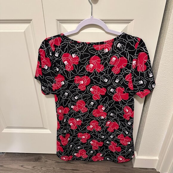 LulaRoe Classic T-Shirt with Disney Minnie Mouse Print, Size M - Picture 2 of 4